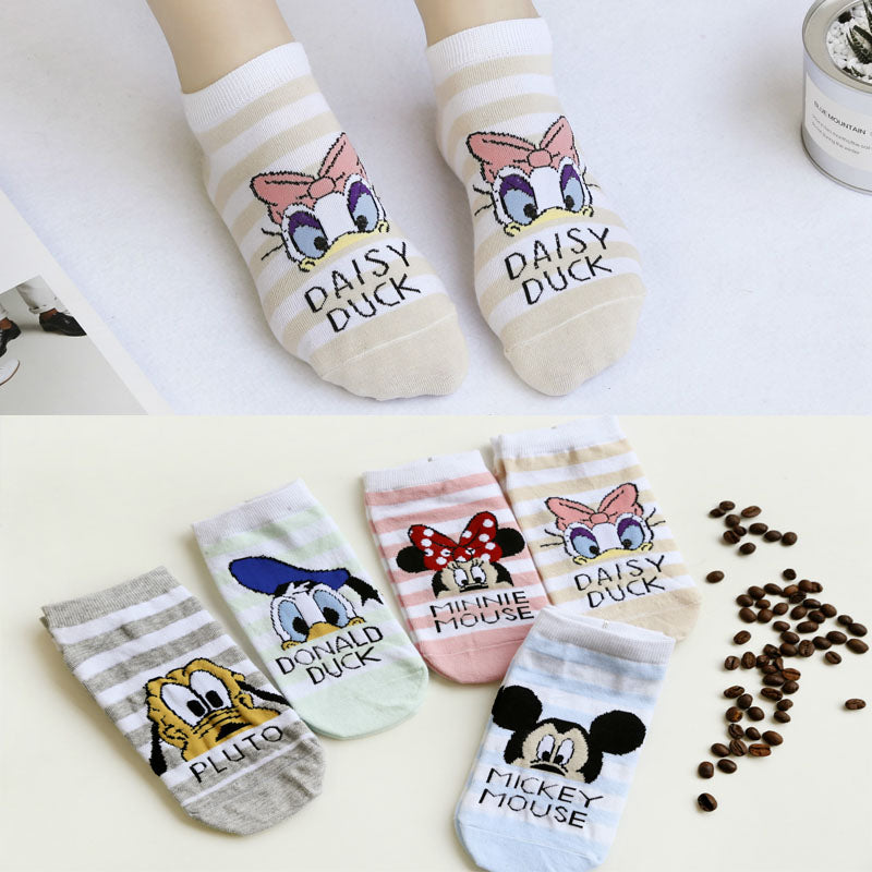 Mickey Mouse and Friends Cartoon Socks