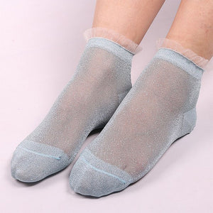 Sparkly Silk Creative Socks